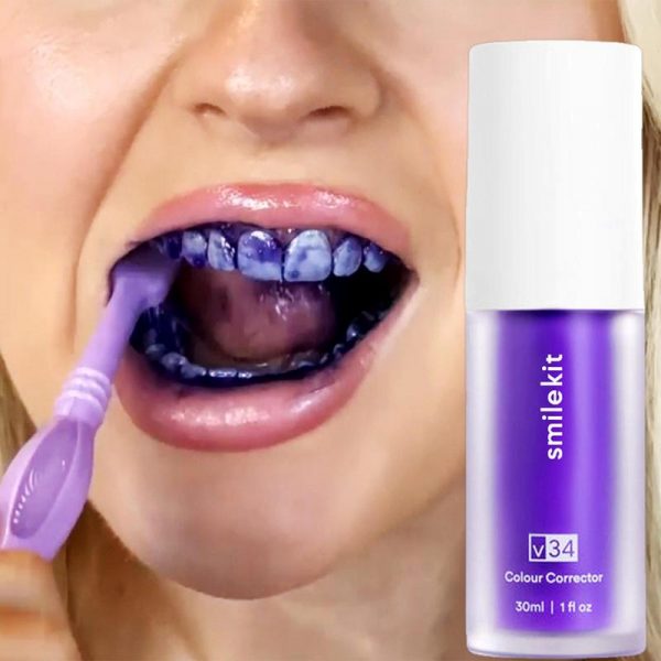 30 ml V34-Bleaching, handgetestet, geeignet für Raucher oder Menschen mit gelben Zähnen