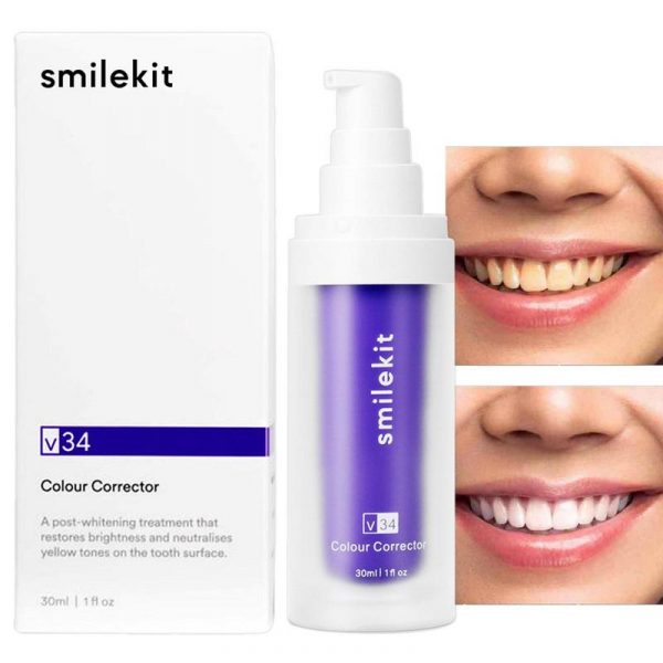 30 ml V34-Bleaching, handgetestet, geeignet für Raucher oder Menschen mit gelben Zähnen - Image 9