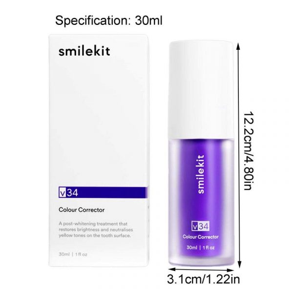 30 ml V34-Bleaching, handgetestet, geeignet für Raucher oder Menschen mit gelben Zähnen - Image 8