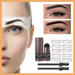 VIP 2023 Professionelles Ein-Schritt-Augenbrauen-Stempelformungsset Enhancer Wasserdichtes Make-up Schönheitsprodukte für Frauen Augenbrauenvorlagen