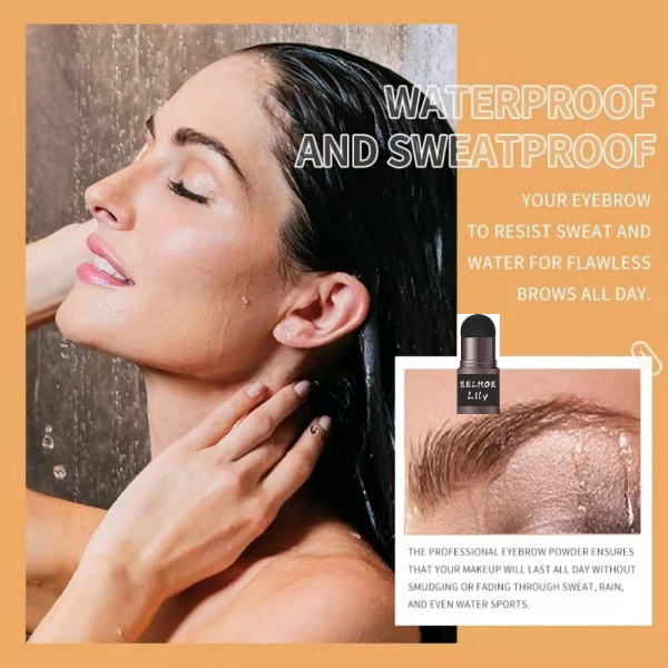 VIP 2023 Professionelles Ein-Schritt-Augenbrauen-Stempelformungsset Enhancer Wasserdichtes Make-up Schönheitsprodukte für Frauen Augenbrauenvorlagen - Image 4